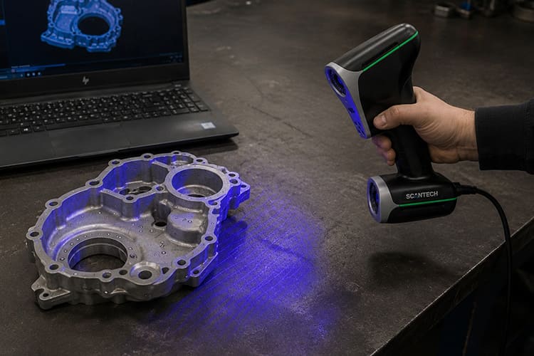 Skanowanie elementów stalowych 3D - w Pile - intra-tech.pl